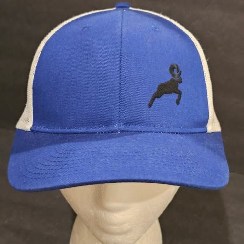 Port Authority "RAM TOOL" Trucker Snapback Hat - Blue/White